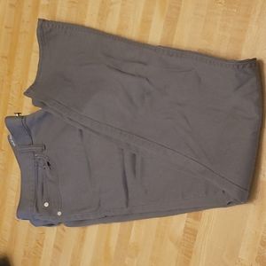 Old Navy slim stretchy gray pants 34×32